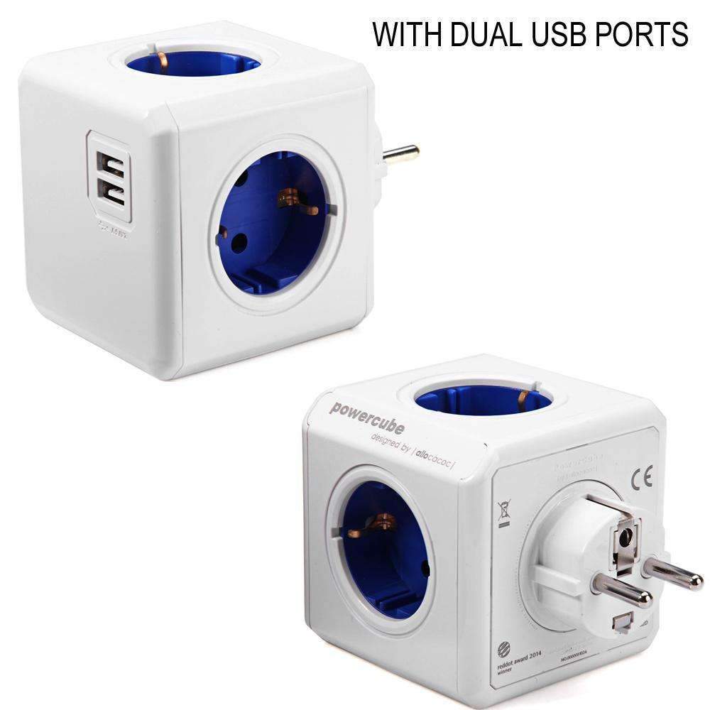Compact Portable Power Cube Adapter