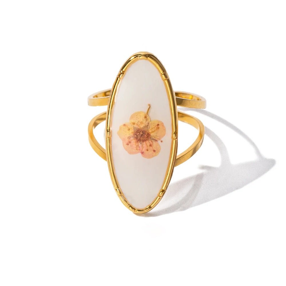 Beautiful Flower Adjustable Ring