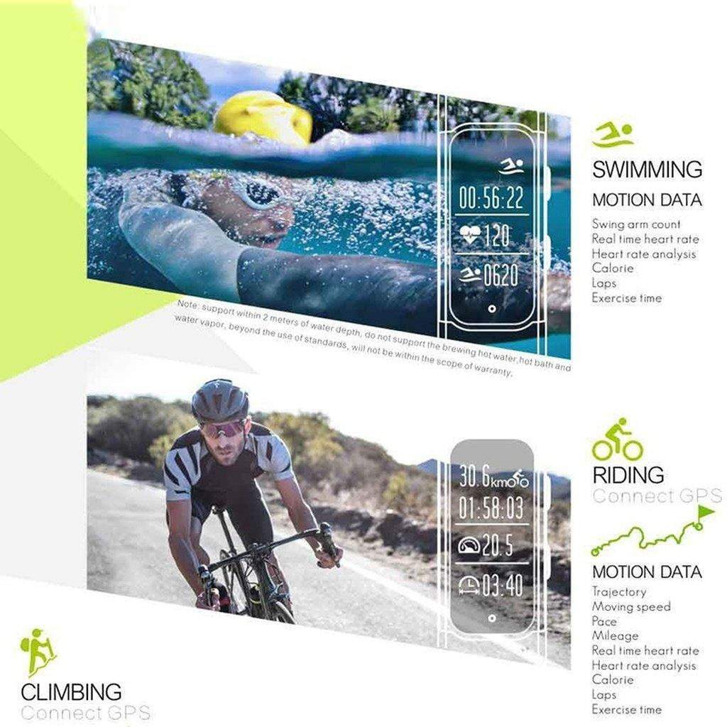 Premium GPS Waterproof Fitness Smartwatch