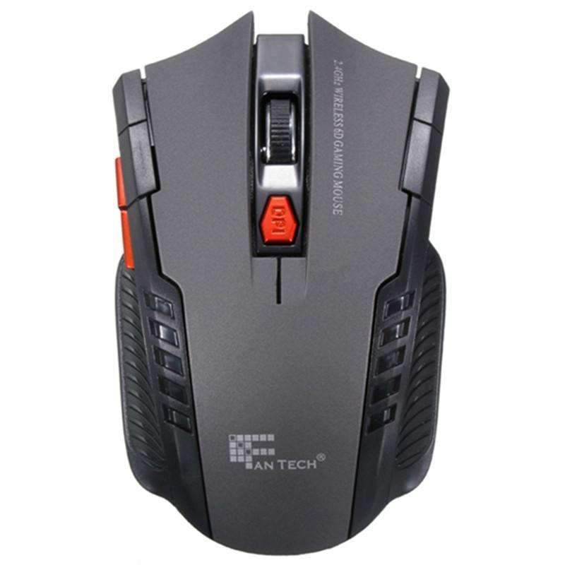 Compact Wireless Gaming Mouse 2000DPI Optical Sensor