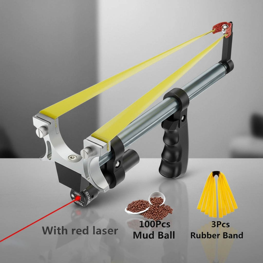 Powerful Zoom Telescopic Laser Sling Shot