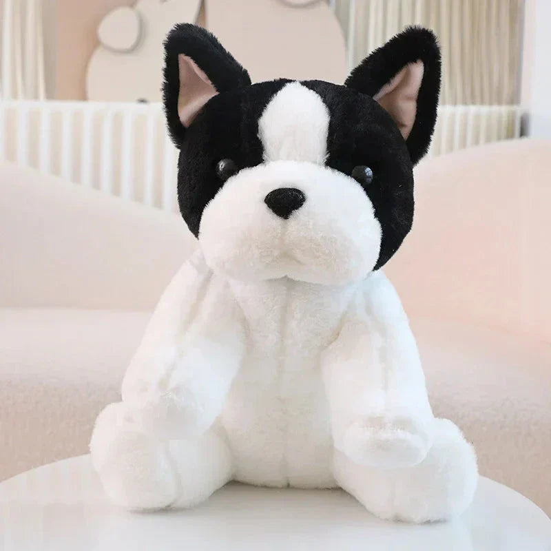 Cute White French Bulldog Soft Toy