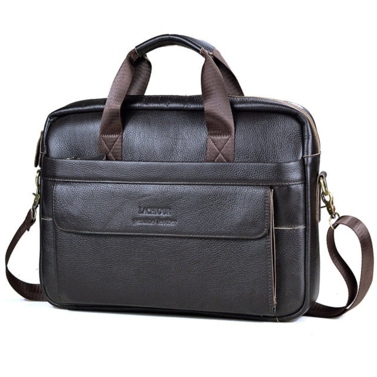 Premium Leather Laptop Backpack
