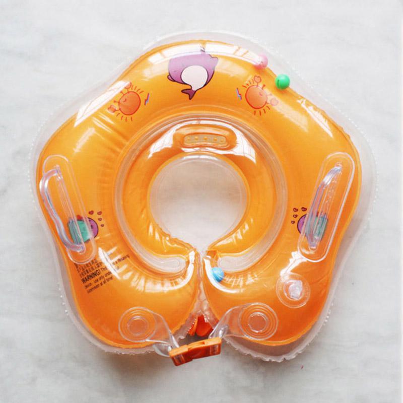 Soft baby swim neck float safety ring
