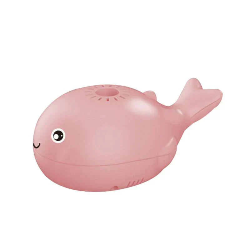 Colorful Whale Bath Toy with Splash Ball