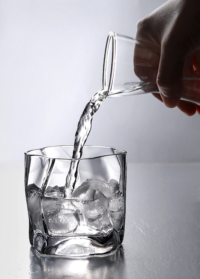 Unique Pattern Whiskey Glass Set