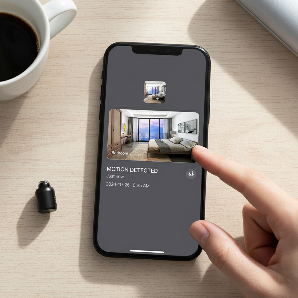 Mini WiFi Camera with Night Vision and Motion Detection