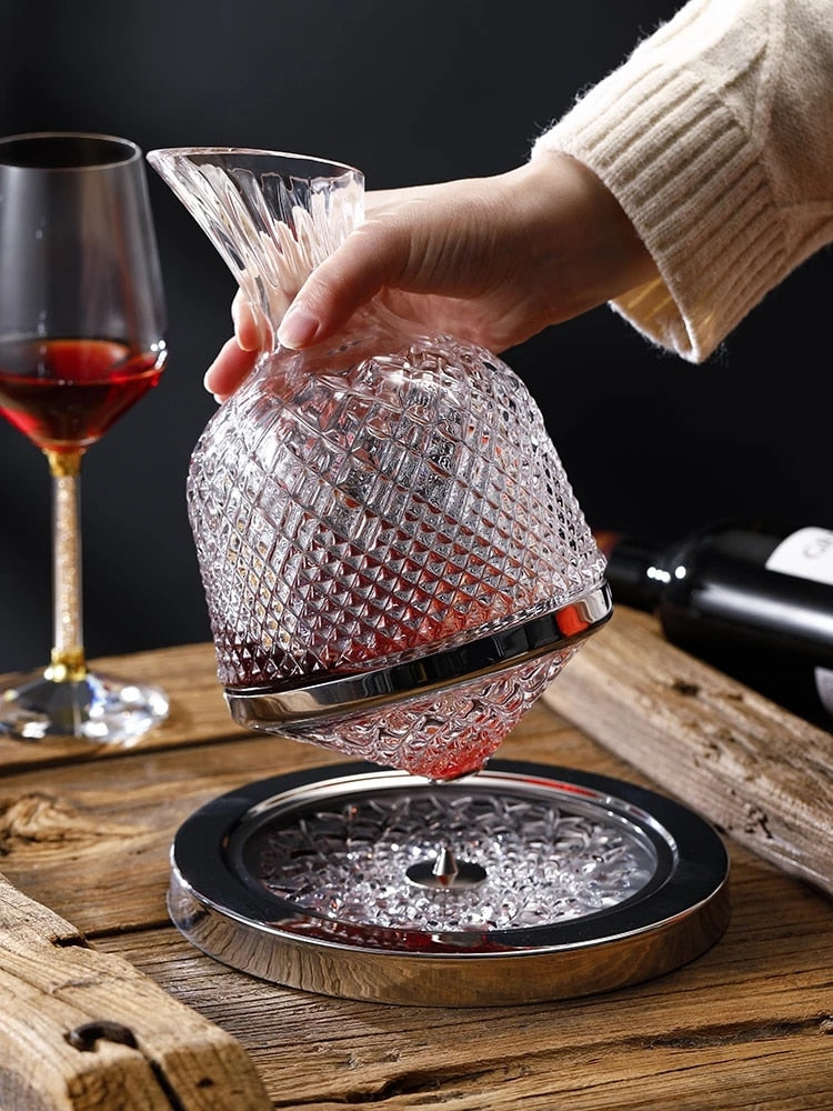 Luxury Clear Swirling Wine Decanter