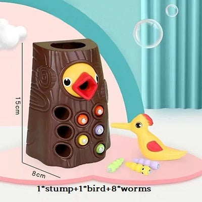 Fun Wooden Bird Kids Magnet Toy - Yeezlab