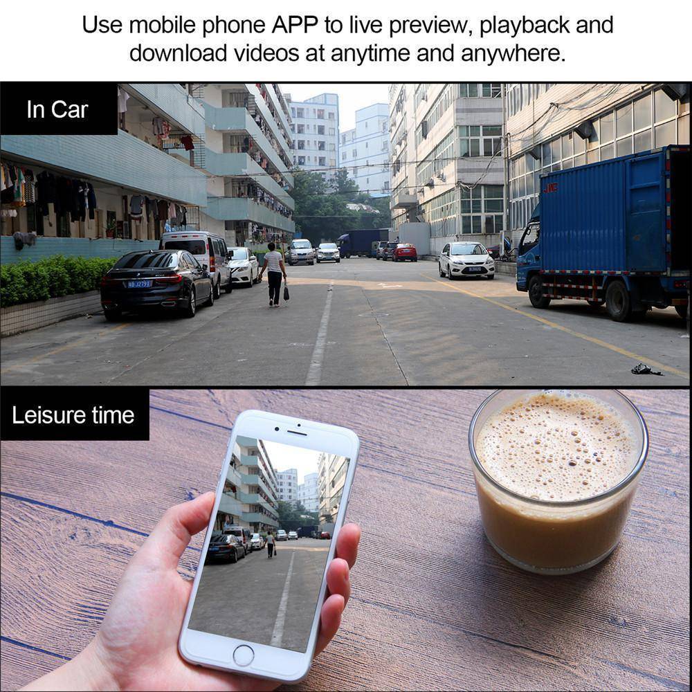 HD Car Dash Camera WiFi Recorder