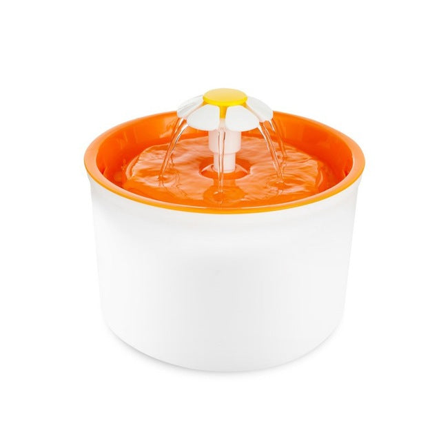 Automatic Pet Water Fountain Flower Style