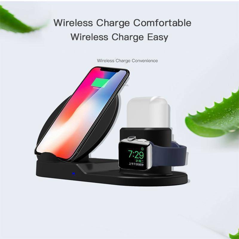 Quick Charge 3 in 1 Wireless Charging Station