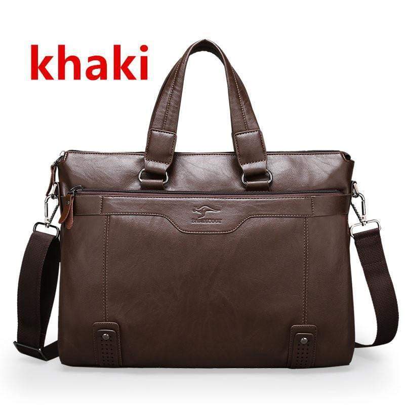 Executive Leather Messenger Bag