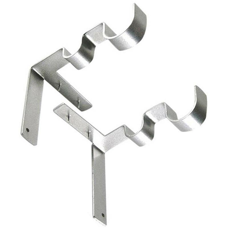 Easy Install Curtain Rod Bracket (2 Pack)