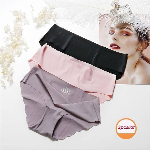 Comfortable Ultra Thin Seamless Panties (3 Pack)