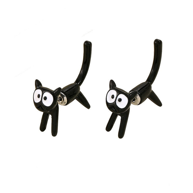 Adorable Cat Stud Earrings