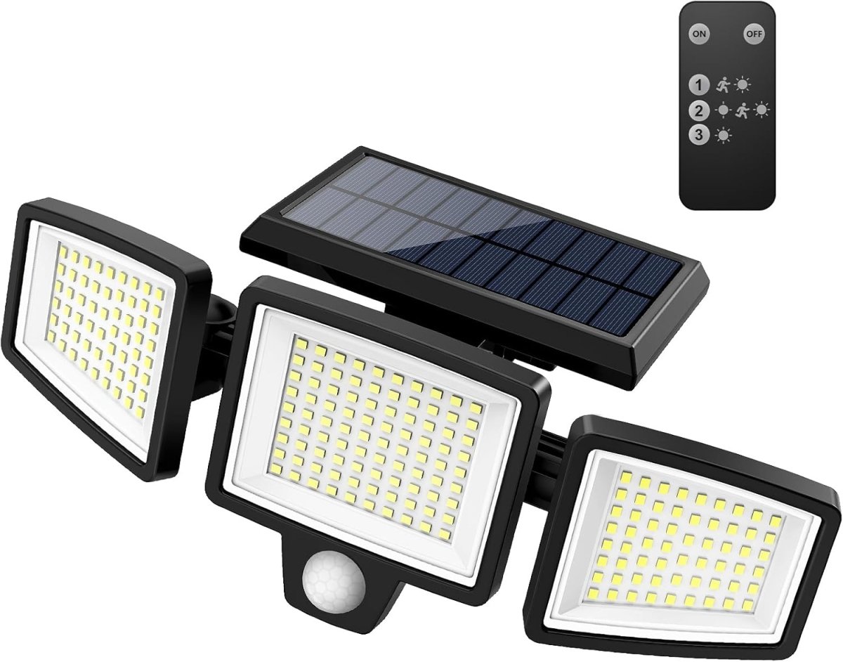 Wireless Solar Powered Motion Light with Remote