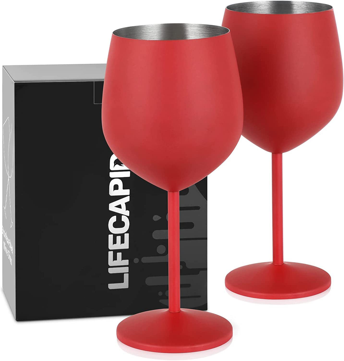 Premium 500ml Metal Wine Tumblers