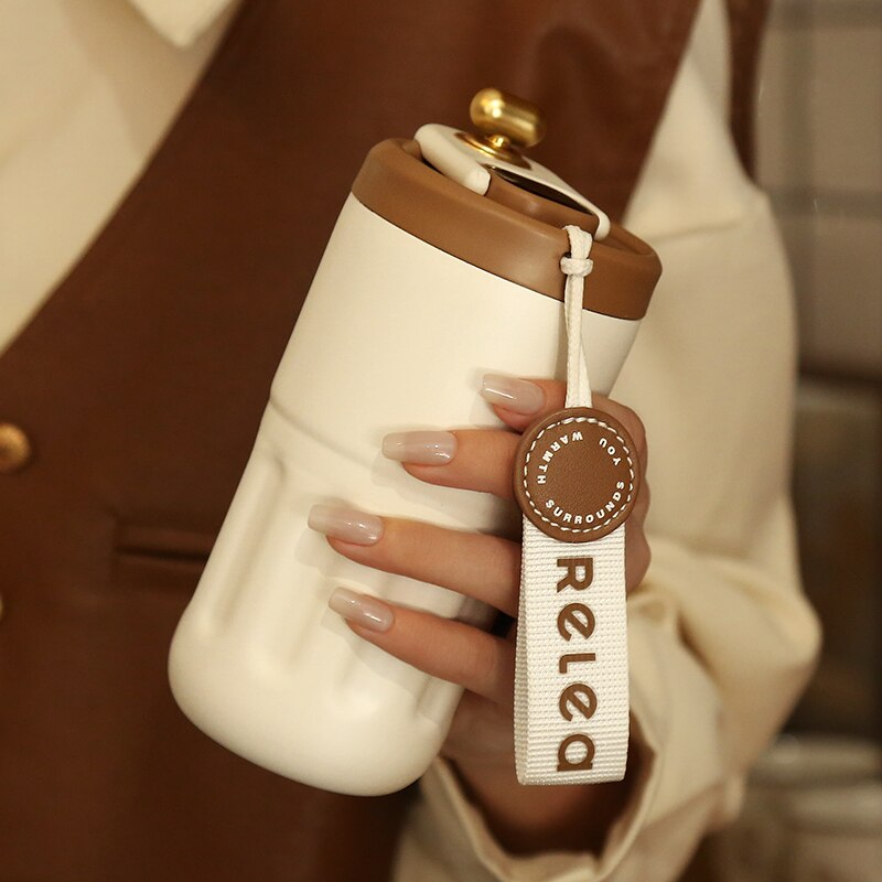 Compact Insulated Stainless Steel Travel Mug