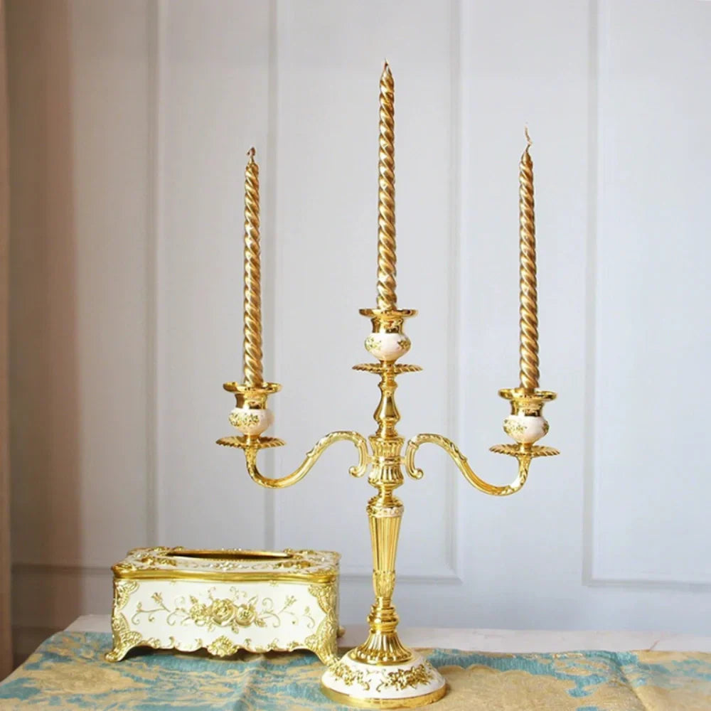 Luxury Gold Candle Holder - Yeezlab