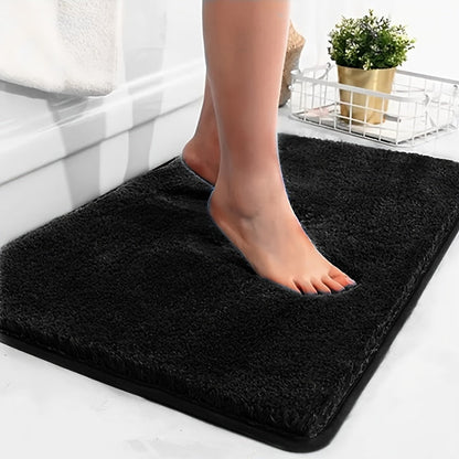 Luxury Plush Bathroom Mat - Ultra Soft Non Slip Bathmat