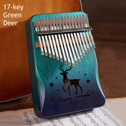 Compact 21 Key Kalimba Wooden Music Instrument