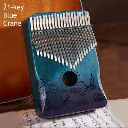 Compact 21 Key Kalimba Wooden Music Instrument