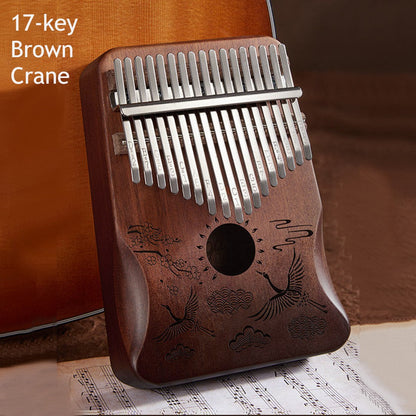 Compact 21 Key Kalimba Wooden Music Instrument
