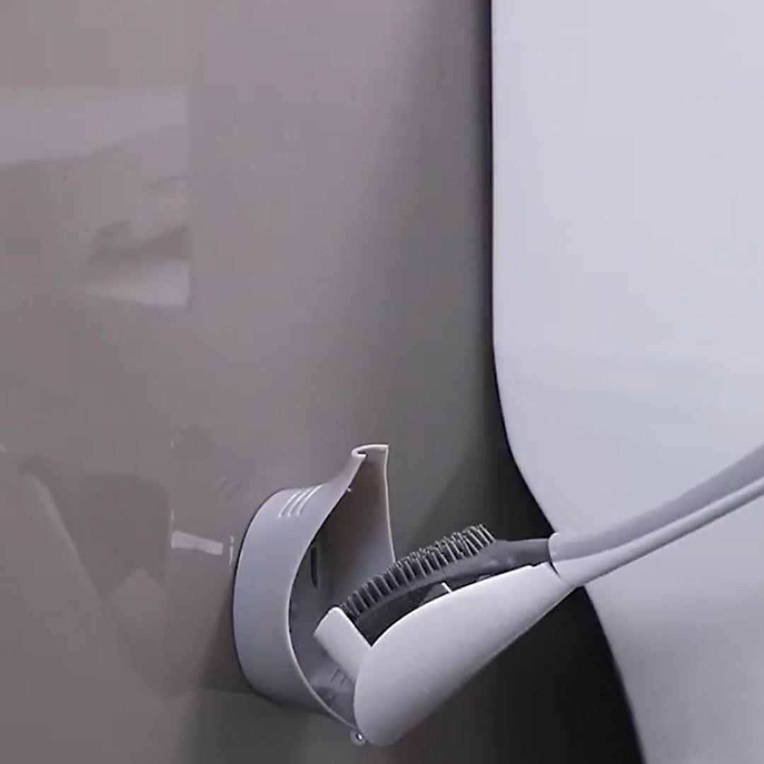 Easy Install Wall Mount Toilet Brush with Holder