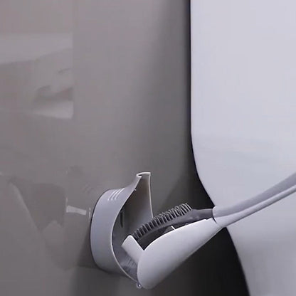 Easy Install Wall Mount Toilet Brush with Holder