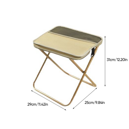 Compact Folding Hiking Backpack Stool