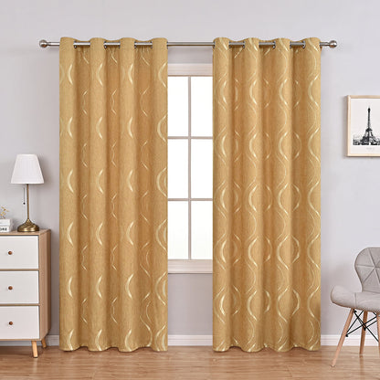 Beautiful Soft Floral Pattern Curtains