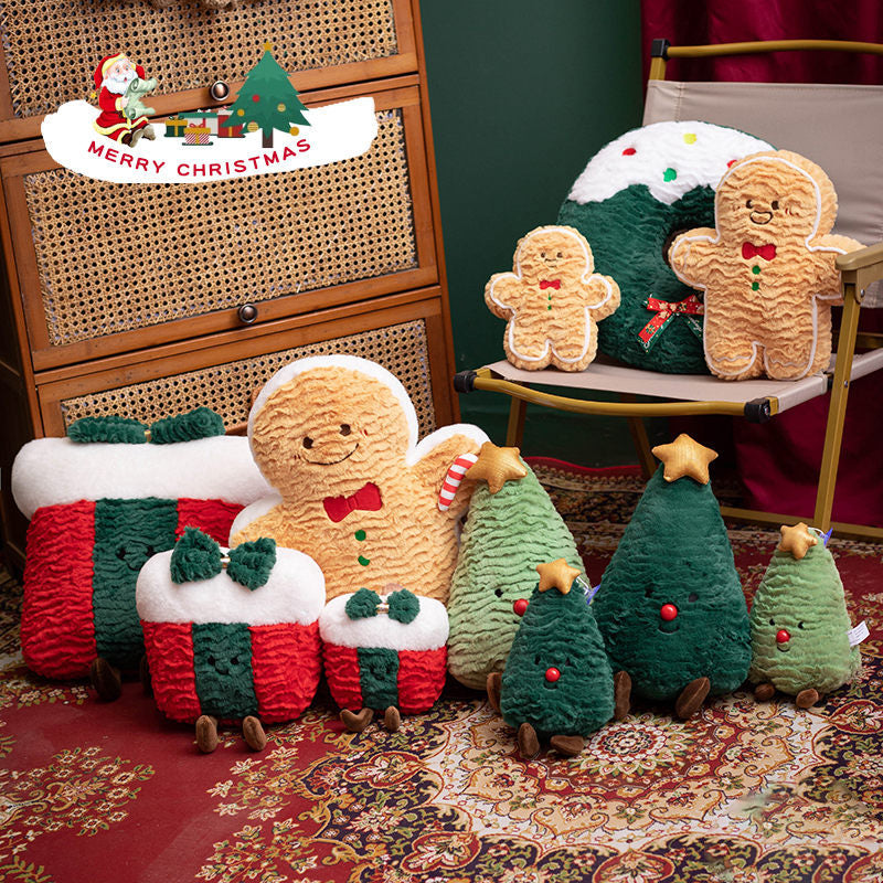 Festive Holiday Soft Cushion Pillow