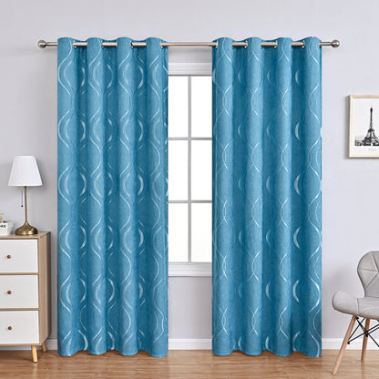 Beautiful Soft Floral Pattern Curtains