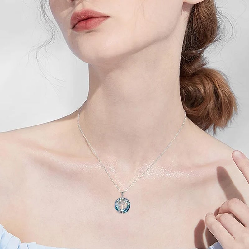 Natural Tree Crystal Pendant Necklace