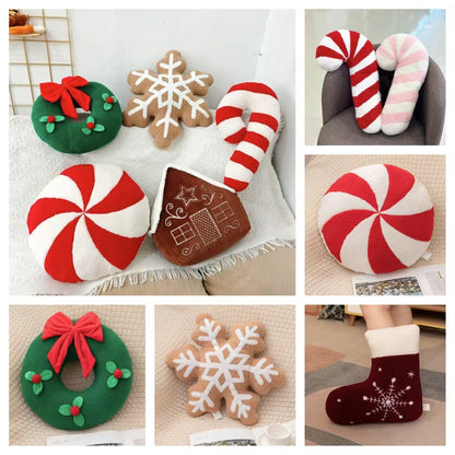 Festive Holiday Soft Pillow Cushion