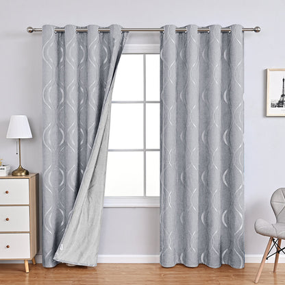 Beautiful Soft Floral Pattern Curtains - Yeezlab