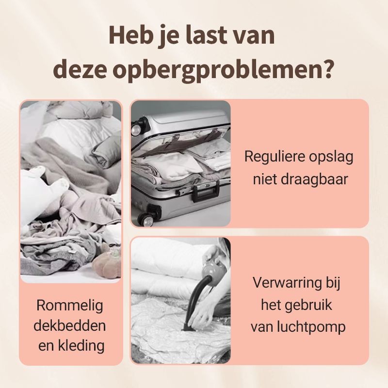 Space Saving Compression Storage Bag