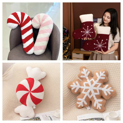 Festive Holiday Soft Pillow Cushion