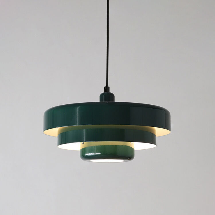 Modern Glass Tiered Pendant Light