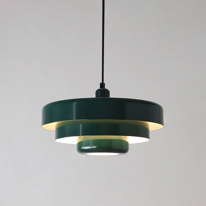 Modern Glass Tiered Pendant Light
