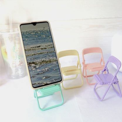 Compact Portable Phone Stand Chair