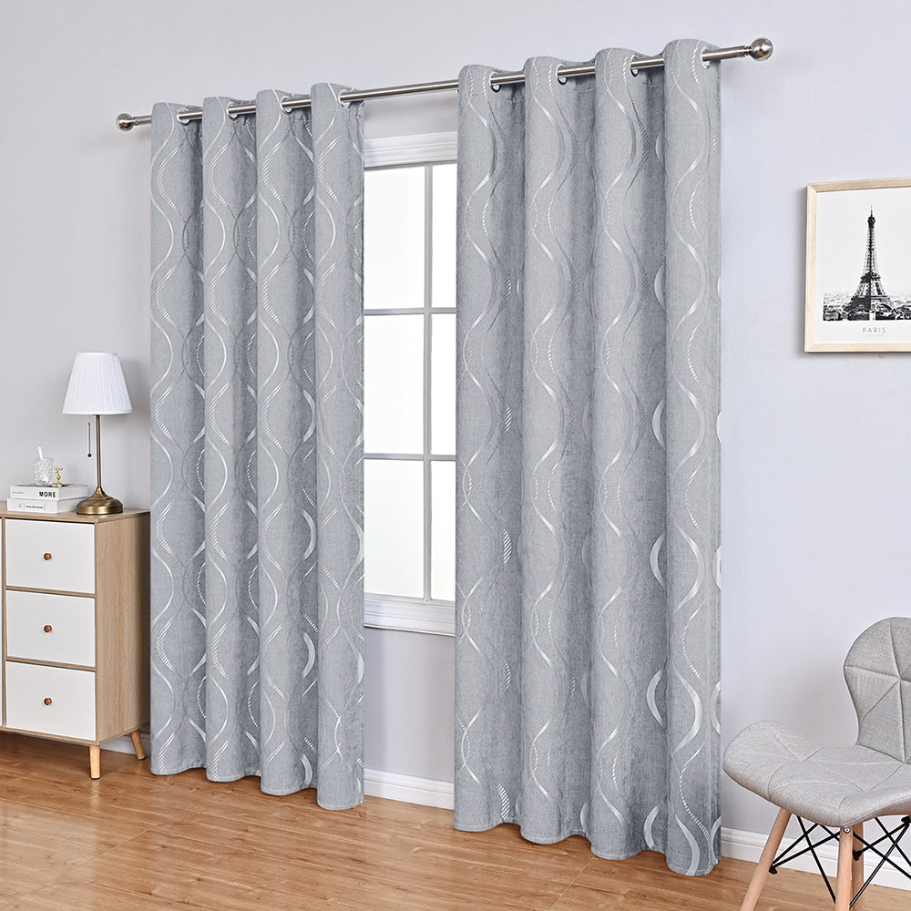Beautiful Soft Floral Pattern Curtains