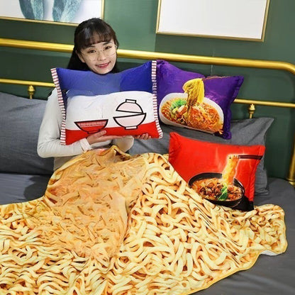 Cozy Noodle Soft Plush Throw Blanket