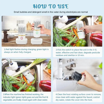 Natural Food Purifier - Removes Bacteria and Pesticides Quickly