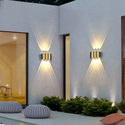 Premium Golden Outdoor LED Wall Lamp