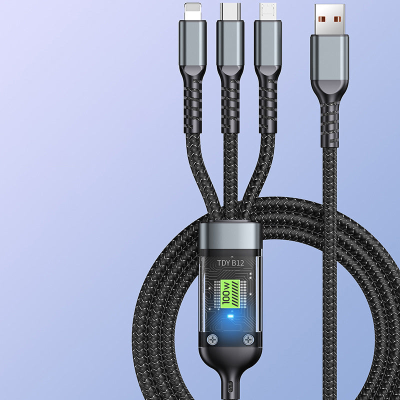 Quick Charge 3-in-1 USB Data Cable
