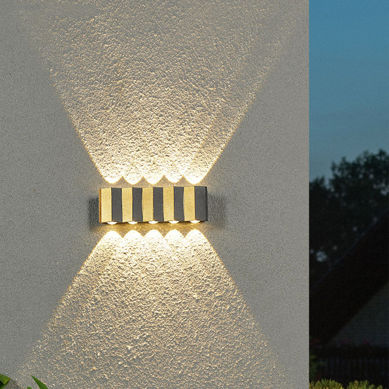 Premium Golden Outdoor LED Wall Lamp