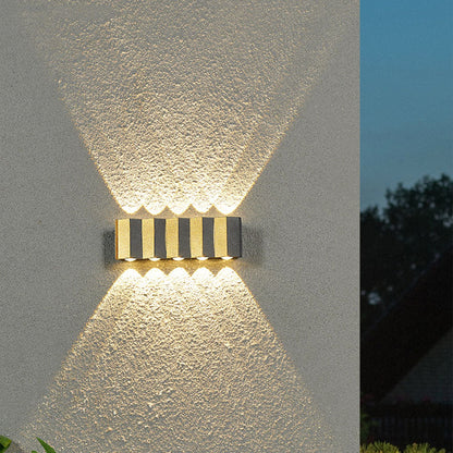 Premium Golden Outdoor LED Wall Lamp