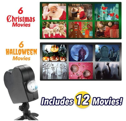 Halloween Holographic LED Projector Light Show